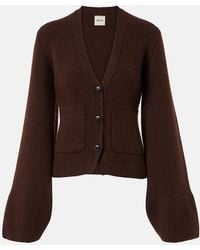 KHAITE - Cardigan Scarlet Aus Kaschmir - Lyst