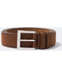 Prada - Suede Belt - Lyst