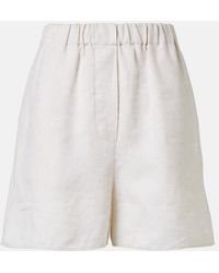 Loro Piana - Angelo Linen Bermuda Shorts - Lyst