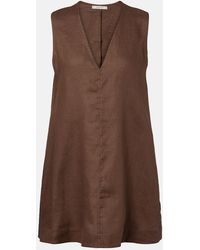 Asceno - Derya Linen Minidress - Lyst