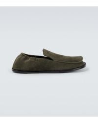 Loewe - Flex Suede Loafers - Lyst