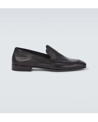 Manolo Blahnik - Truro Leather Loafers - Lyst
