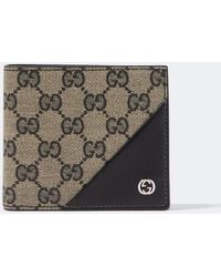 Gucci - Interlocking G Gg Canvas Bifold Wallet - Lyst