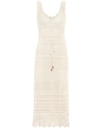 Altuzarra Exclusive To Mytheresa – Tori Crocheted Cotton Midi Dress - Natural