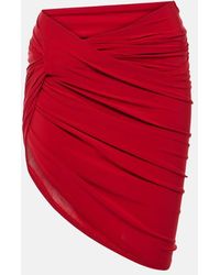 Jacquemus - La Mini Jupe Drapeado Rock - Lyst