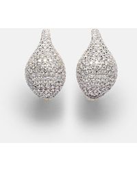 STONE AND STRAND - Boucles D'Oreilles En Or 10 Ct Et Diamants - Lyst
