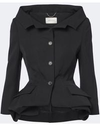Magda Butrym - Peplum Wool Blazer - Lyst