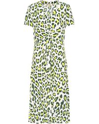 Diane von Furstenberg Midikleid Cecilia aus Jersey - Gelb