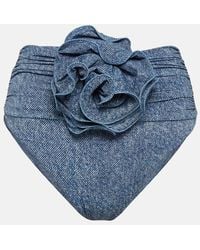 Magda Butrym - Slip Bikini Con Applicazione Floreale - Lyst