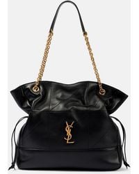 Saint Laurent - Jamie Shopping Medium Leather Tote Bag - Lyst