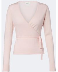 Posse - Maisie Wool Wrap Top - Lyst