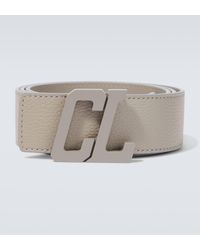 Christian Louboutin - Happy Rui Cl Logo Leather Belt - Lyst