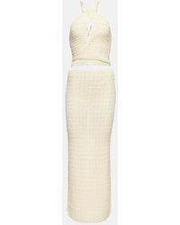 AYA MUSE - Veluti Embellished Crochet Maxi Dress - Lyst