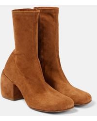Dries Van Noten - 65 Suede Ankle Boots - Lyst