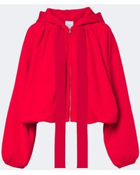 Patou - Cotton Zip-Up Hoodie - Lyst