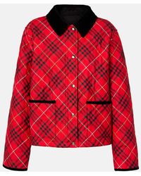 Burberry - Quilted Cropped Jacket - Lyst