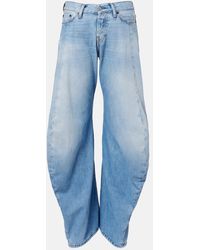 Acne Studios - Jeans Anchos 2006F Con Efecto Desgastado - Lyst