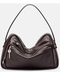 Acne Studios - Camero Medium Leather Shoulder Bag - Lyst