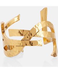Saint Laurent - Cassandre Cuff Bracelet - Lyst