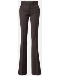Alex Perry - High-Rise Flared Pants - Lyst