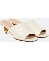 Bottega Veneta - Knot Leather Mules - Lyst