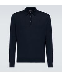 ZEGNA - Wool Polo Shirt - Lyst