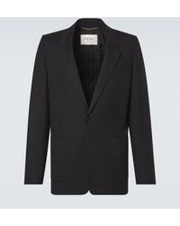 Saint Laurent - Wool Gabardine Blazer - Lyst