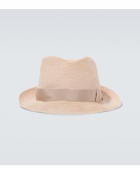 Borsalino - Straw Panama Hat - Lyst