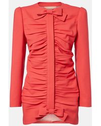 Valentino - Virgin Wool Crepe Jacket - Lyst