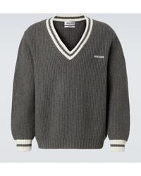 Miu Miu - Jersey Acanalado De Lana Y Cachemir - Lyst