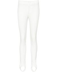 3 MONCLER GRENOBLE Stirrup Softshell Ski leggings - White