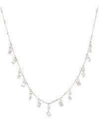 Suzanne Kalan 18kt Gold Necklace With Diamonds - White