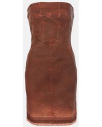 Rick Owens - Drkshdw Denim Bustier Dress - Lyst