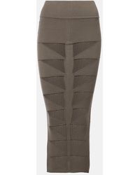 Rick Owens - Jersey Pencil Skirt - Lyst