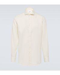 Lardini - Cotton Oxford Shirt - Lyst