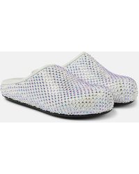 Marni - Fussbett Sabot Calf Hair Clogs - Lyst