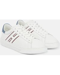 Hogan - H365 Applique Leather Low-top Sneakers - Lyst