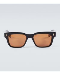 Jacques Marie Mage Eckige Sonnenbrille Molino 55 - Braun