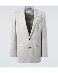 Loewe - Blazer Aus Wolle - Lyst
