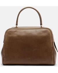 Calvin Klein - America Medium Leather Bowling Bag - Lyst