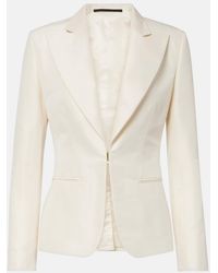 Gucci - Silk Faille Blazer - Lyst