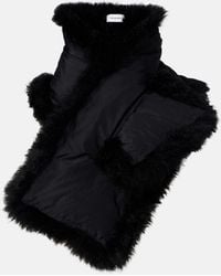 Yves Salomon - Wendbarer Schal Aus Shearling - Lyst