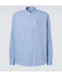 Etro - Guru Striped Cotton Shirt - Lyst