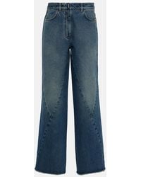 Givenchy - Jeans anchos de tiro medio - Lyst