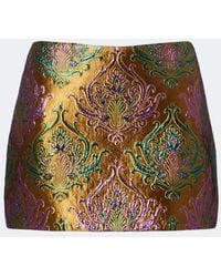 retroféte - Delphira Brocade Miniskirt - Lyst