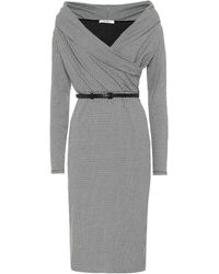 Max Mara Midikleid Jimmy mit Baumwollanteil - Grau