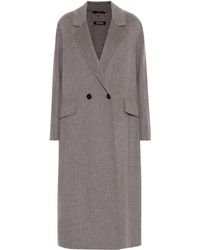 Max Mara Cardi Wool Coat - Gray