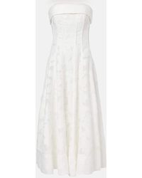 Jonathan Simkhai - Bustier-Kleid Imogen Aus Jacquard - Lyst