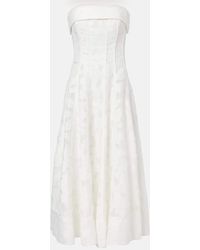 Jonathan Simkhai - Imogen Jacquard Bustier Dress - Lyst