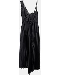 Isabel Marant - Ayrich Embroidered Silk Midi Dress - Lyst